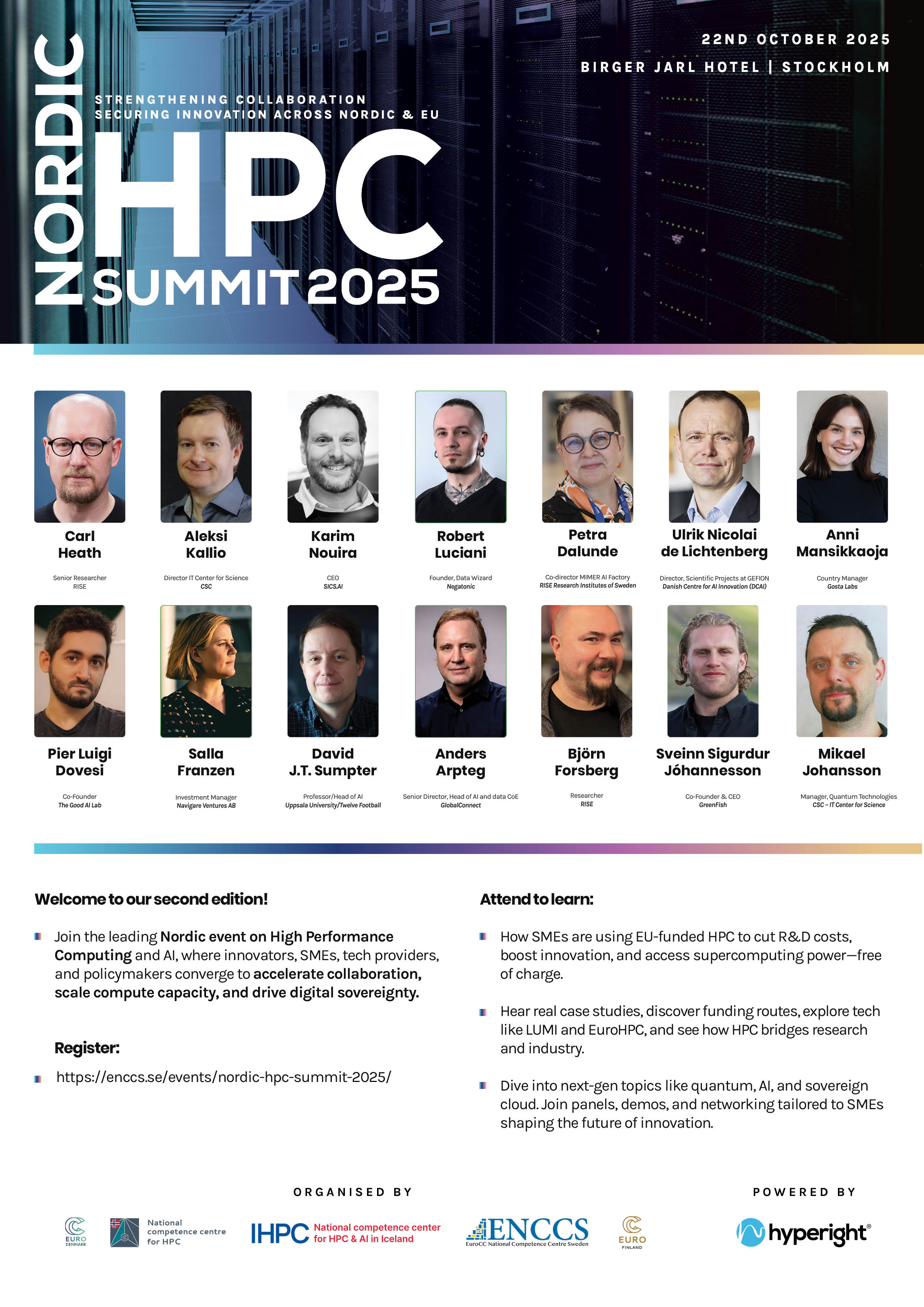 Nordic HPC Summit 2025 - One Pager